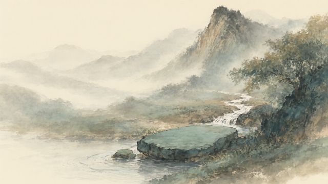 S2 溪边青石