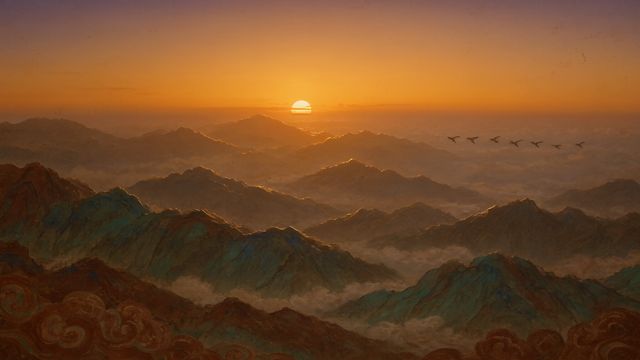 S3 黄昏远山