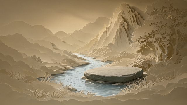 S2 溪边青石