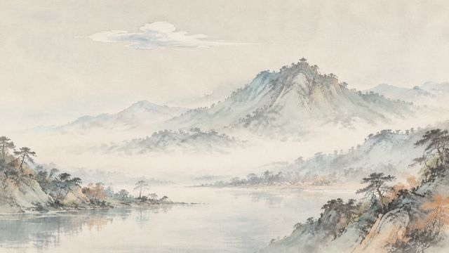 图1-敬亭山远景